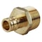 Apollo 1/2 in. Brass PEX-A Expansion Barb x 3/4 in. MNPT Male Adapter EPXMA1234 - alternate 5